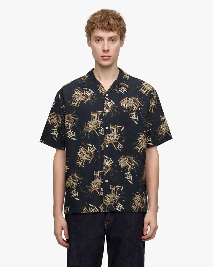 [Late Feb Release] COTTON/RAYON S/S  SHIRT,, medium