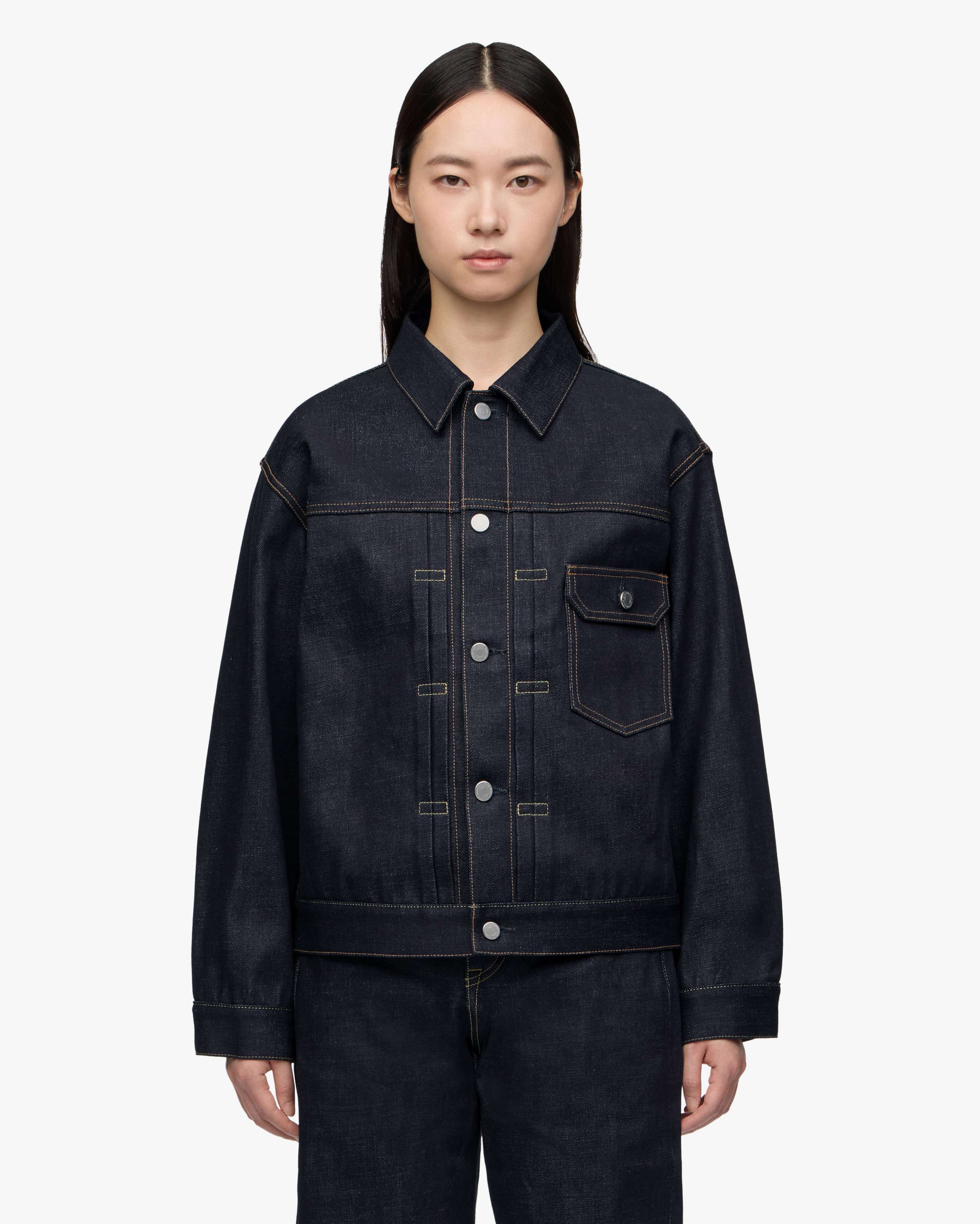 001 STANDARD DENIM JACKET 14.7oz