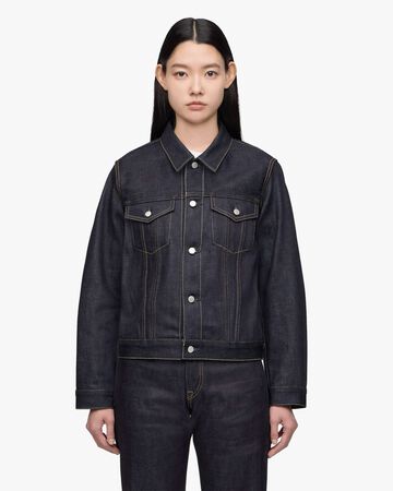 #013 STANDARD DENIM JACKET WOMEN'S 14.7oz,靛藍, large image number 0