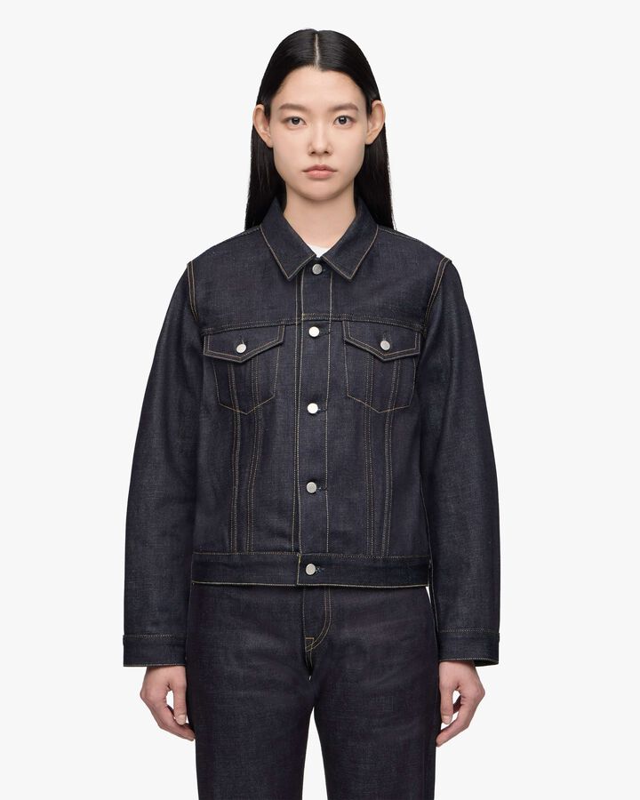 #013 STANDARD DENIM JACKET WOMEN'S 14.7oz,, medium