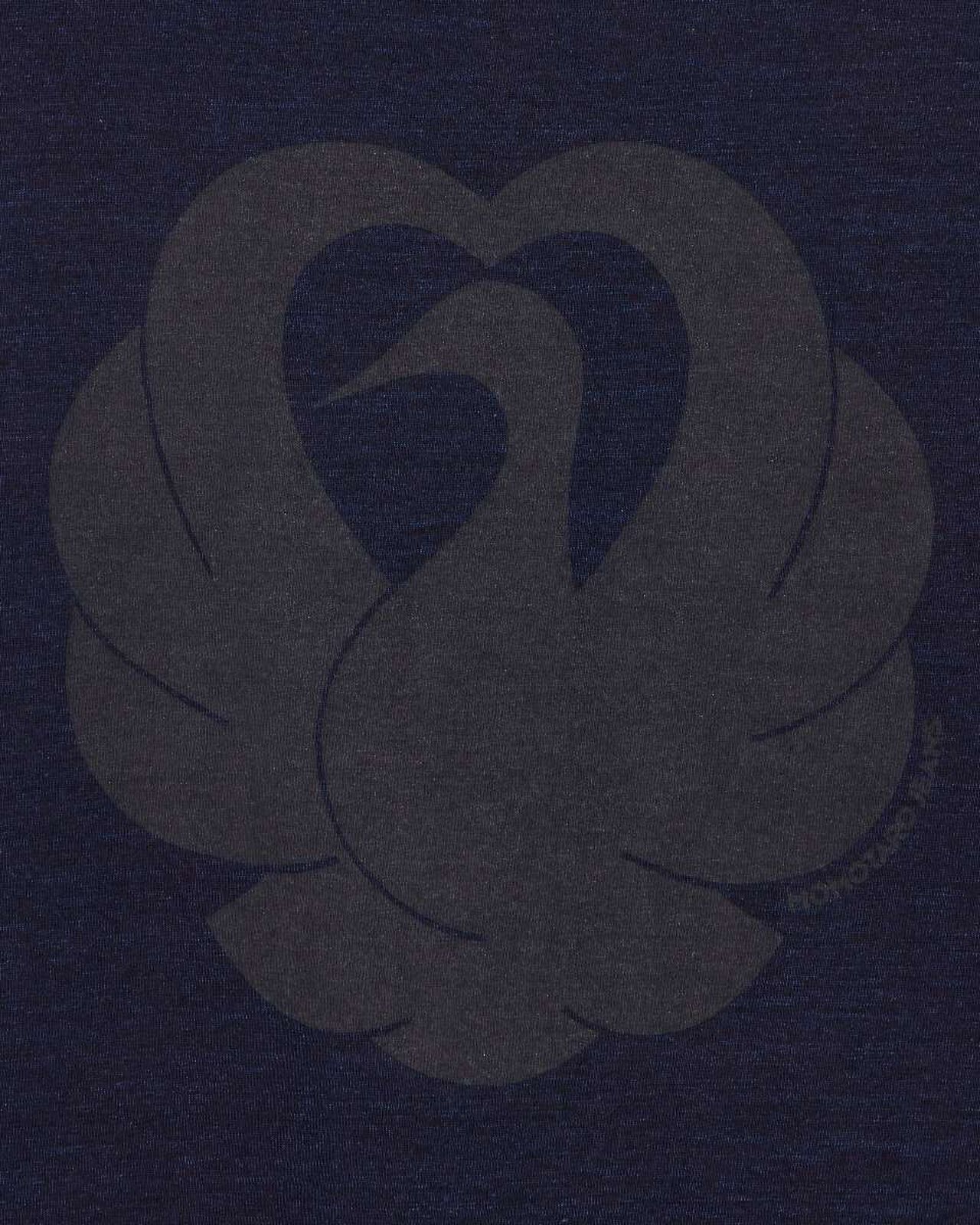 YARN DYED S/S TEE - CRANE,Indigo, large image number 7