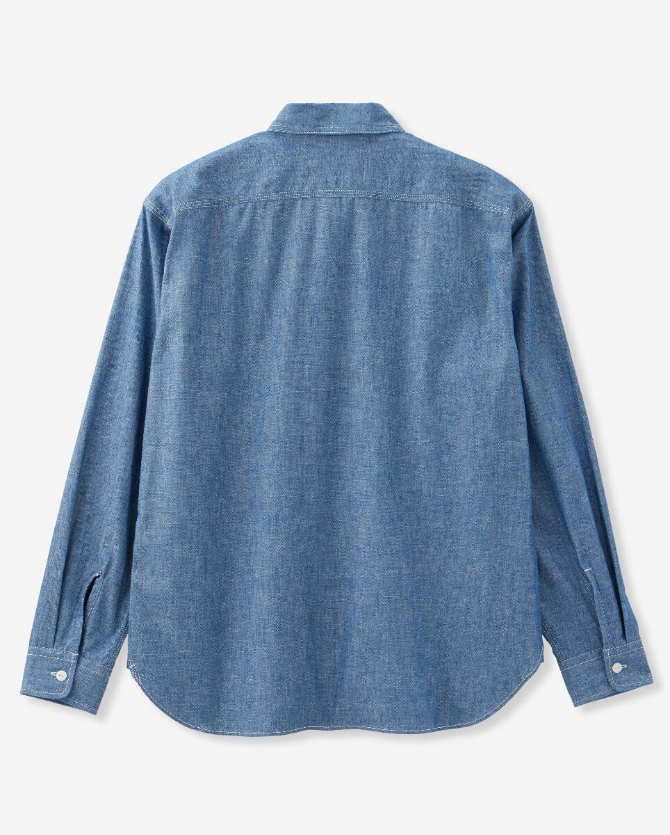 TRIPLE STITCH L/S CHAMBRAY SHIRT