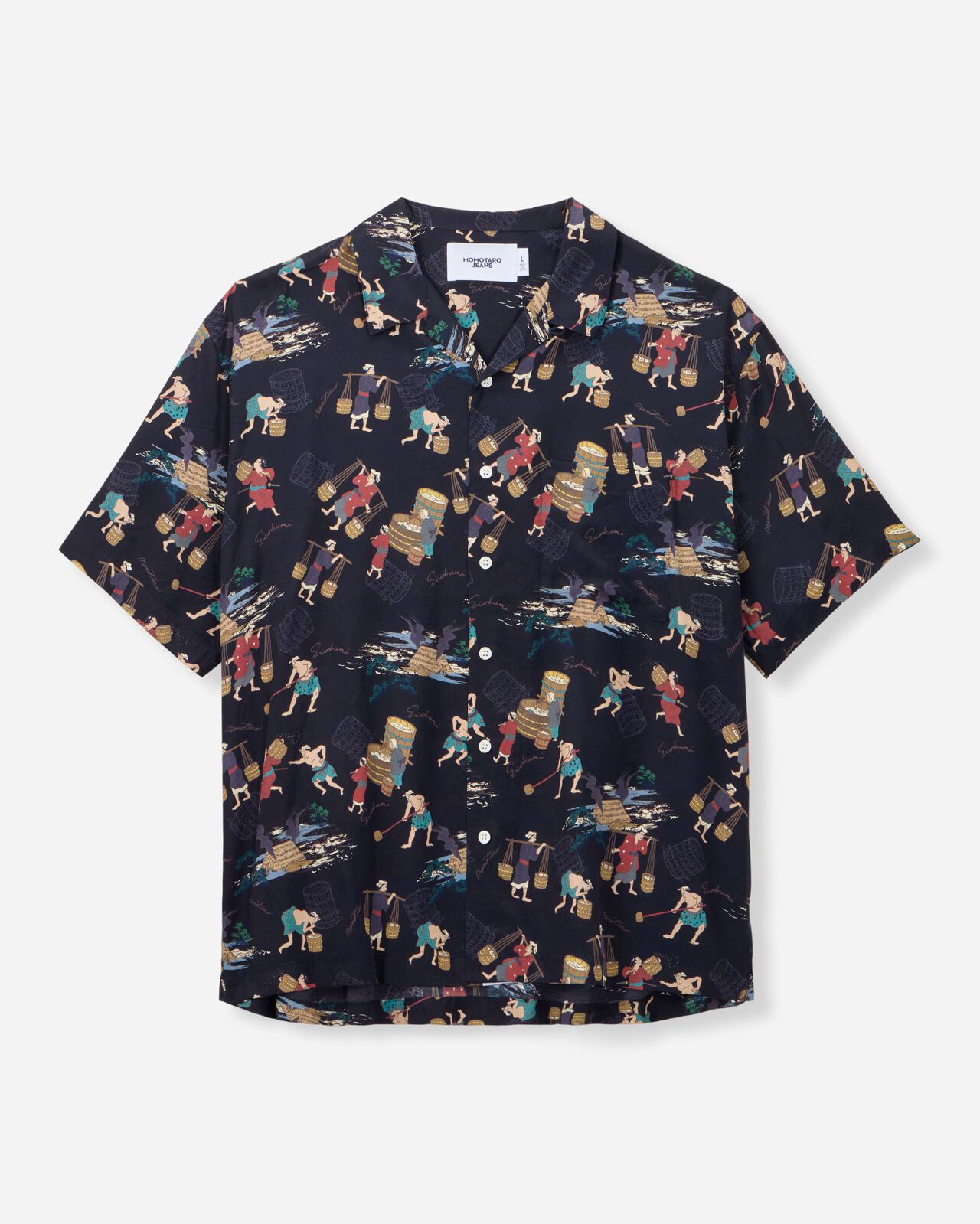 [Late Feb Release] RAYON S/S  SHIRT,BLK, large image number 5