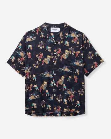 [Late Feb Release] RAYON S/S  SHIRT,BLK, large image number 5
