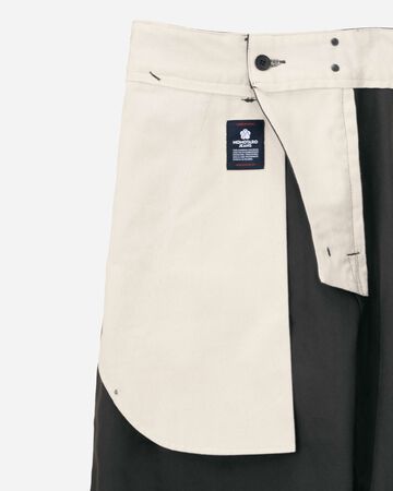 [Mid Feb Release] WESTPOINT WIDE SHORTS-FABRIC DYE,Light Black, large image number 15