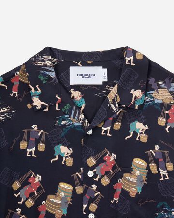 [Late Feb Release] RAYON S/S  SHIRT,BLK, large image number 7