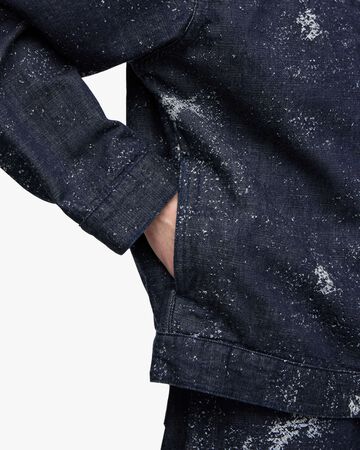 #001 DENIM JKT - JAGUARD,Indigo, large image number 5
