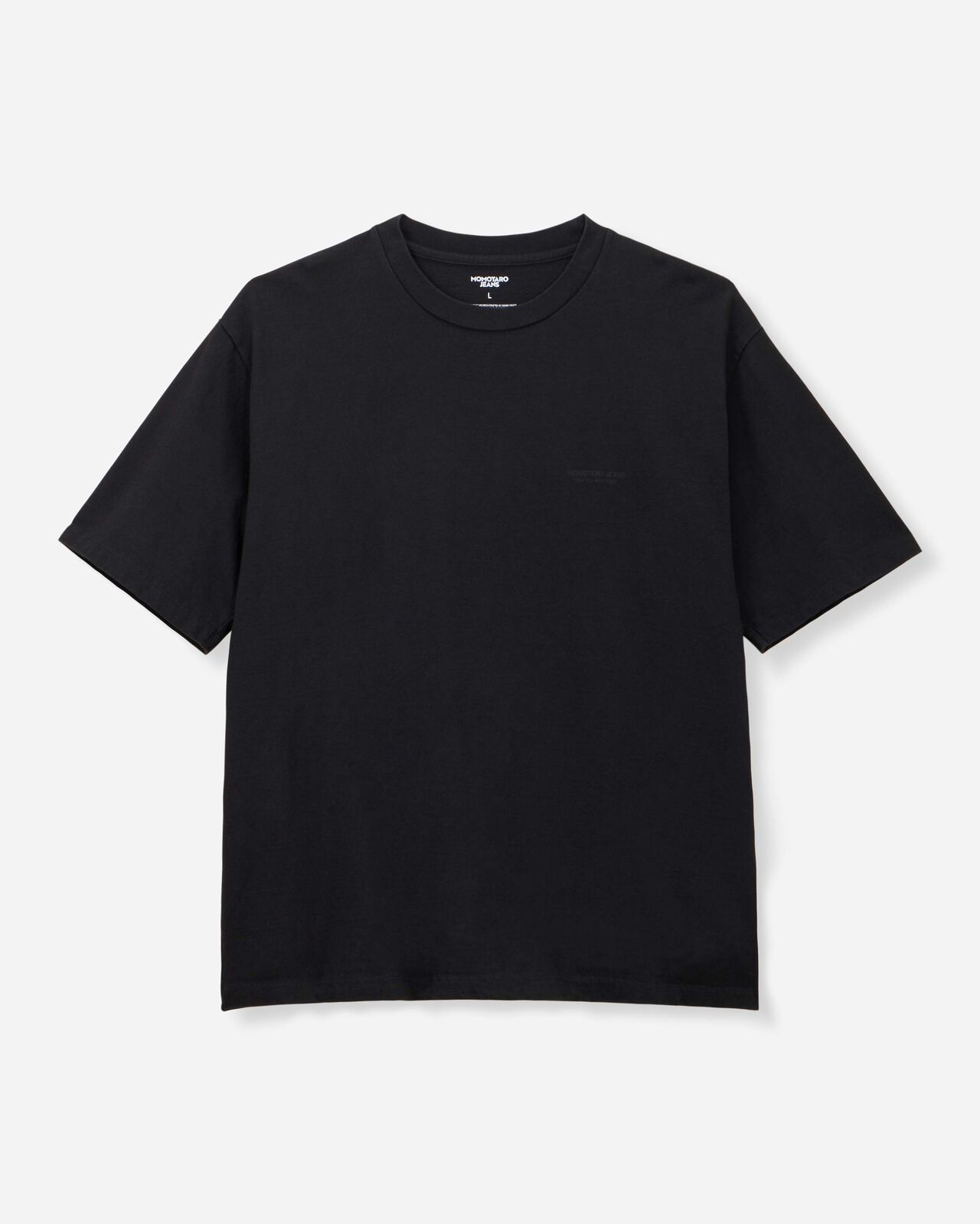 ZIMBABWE COTTON S/S TEE - GHOST SHIP,Black, large image number 2