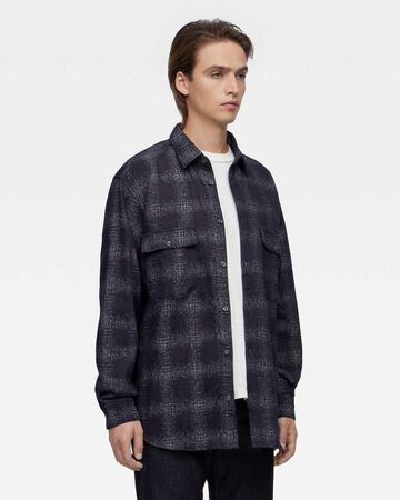 ORIGINAL CHECK JACQUARD SHIRT,Indigo, small image number 5