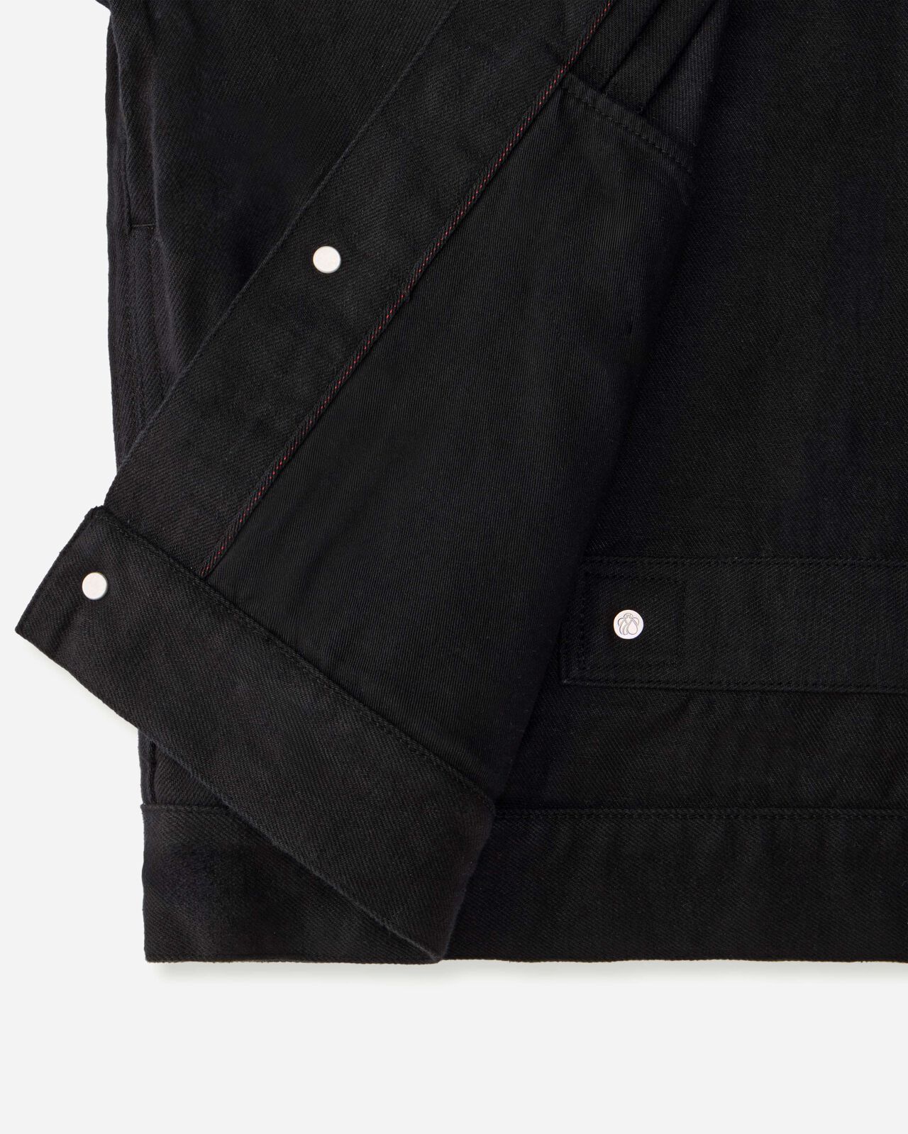 #001 DENIM JACKET - KYOTOMONTSUKI DYED,Noir, large image number 10