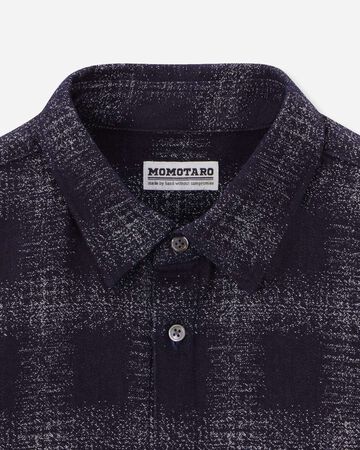 ORIGINAL CHECK JACQUARD SHIRT,Indigo, small image number 9