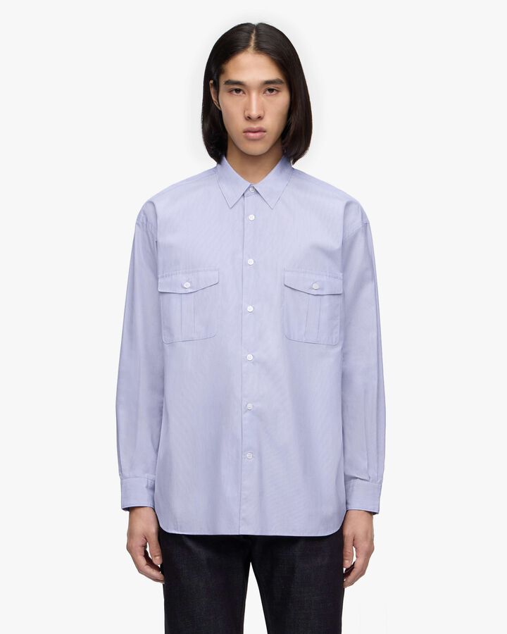 BROAD STRIPE L/S SHIRTS,, medium