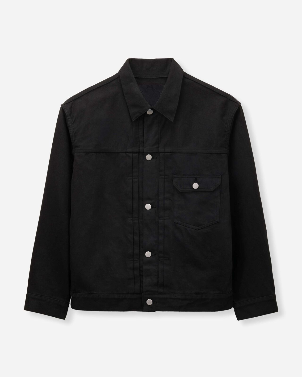 #001 DENIM JACKET - KYOTOMONTSUKI DYED,Noir, large image number 6