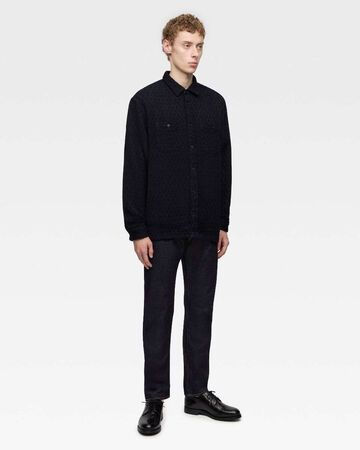 SASHIKO WORK SHIRT,Indigo, small image number 3