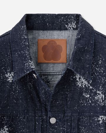 #001 DENIM JKT - JAGUARD,Indigo, large image number 9
