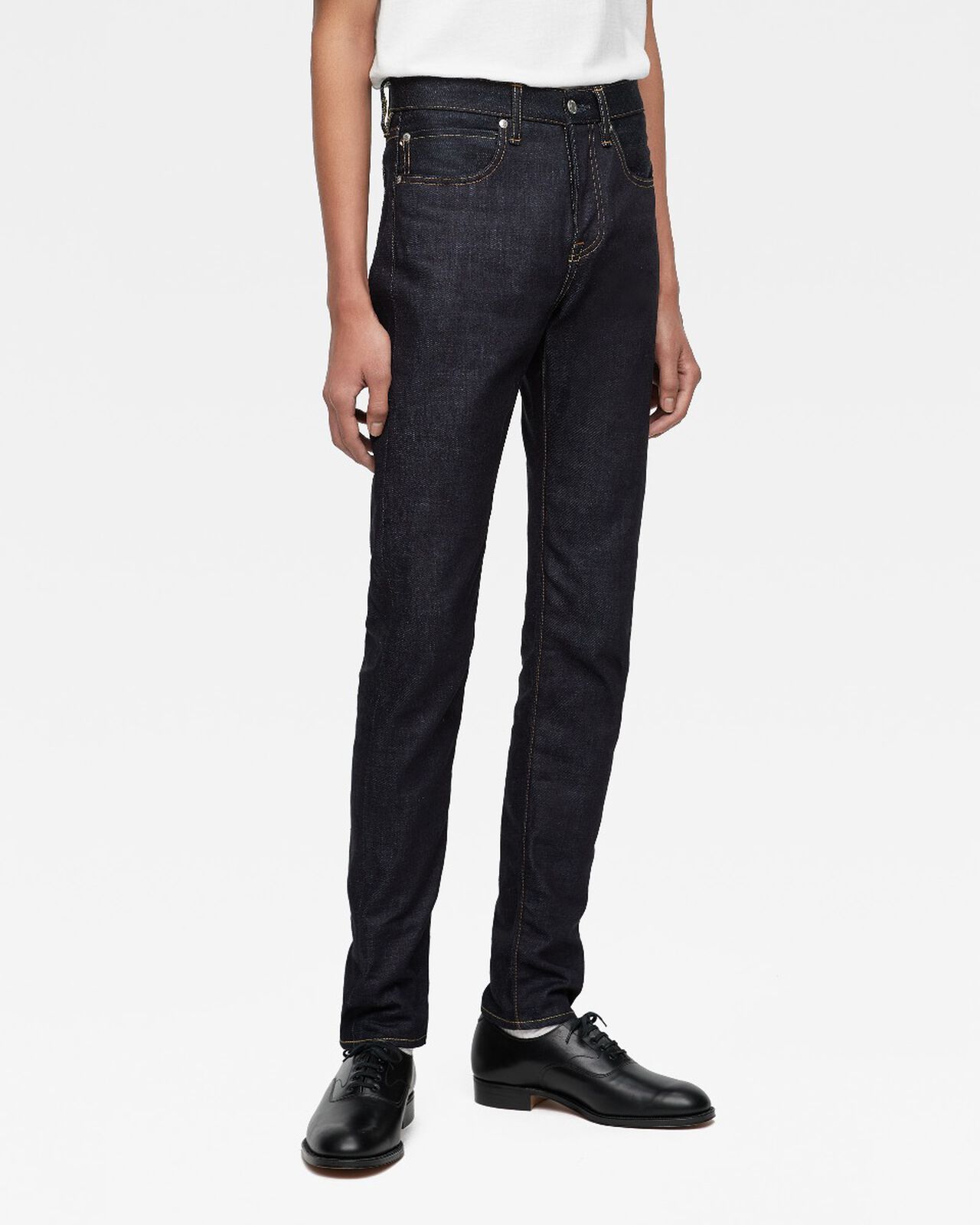#300 STANDARD SLIM 14.7oz ZIPPER FLY,Indigo, large image number 1