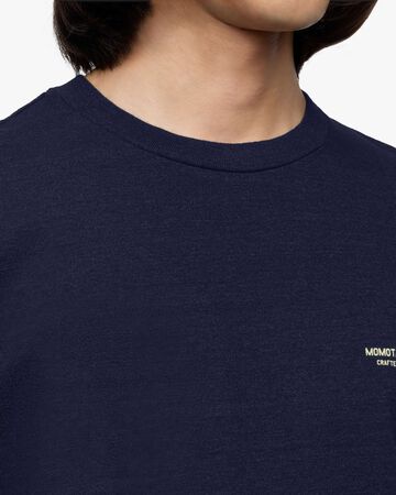 INDIGO YARN DYED TEE - GHOST SHIP,Indigo, large image number 4