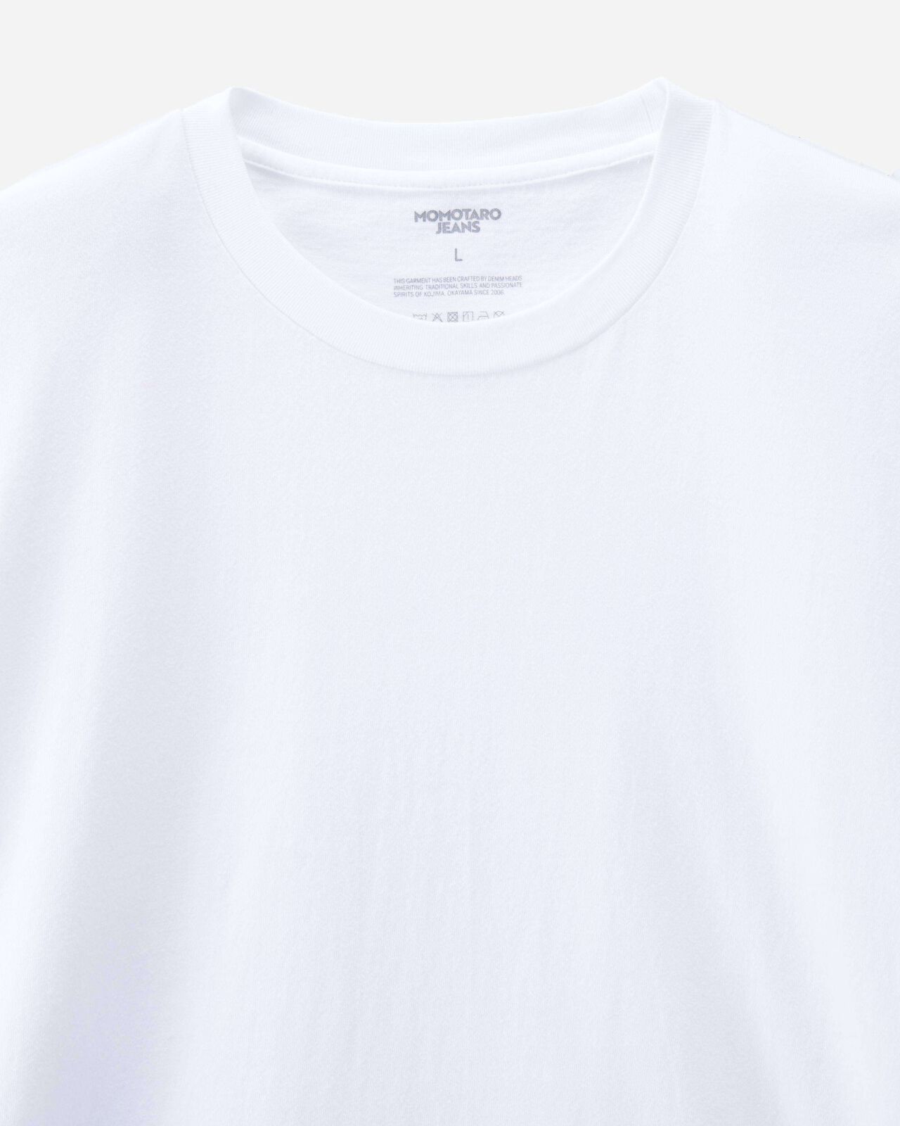 ROUND BODY TEE,WHITE | BLACK, large image number 4