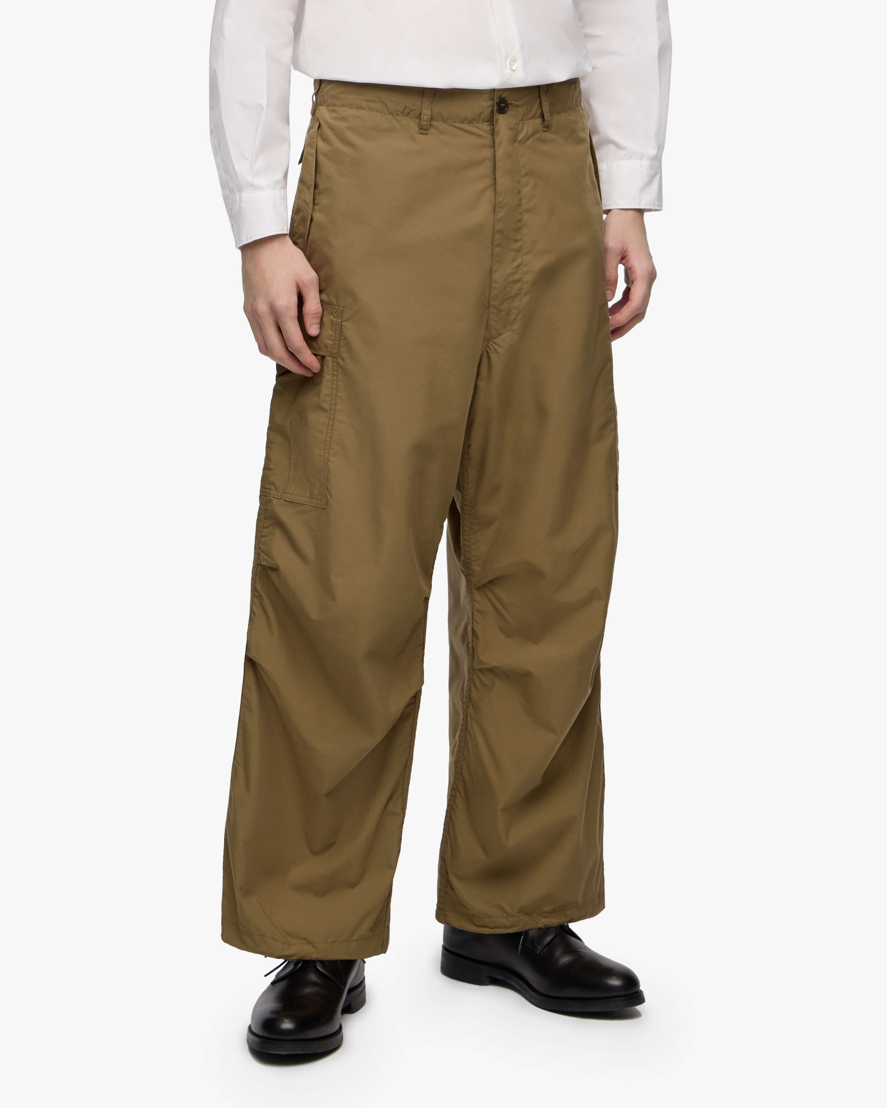 COTTON SILK CARGO PANTS