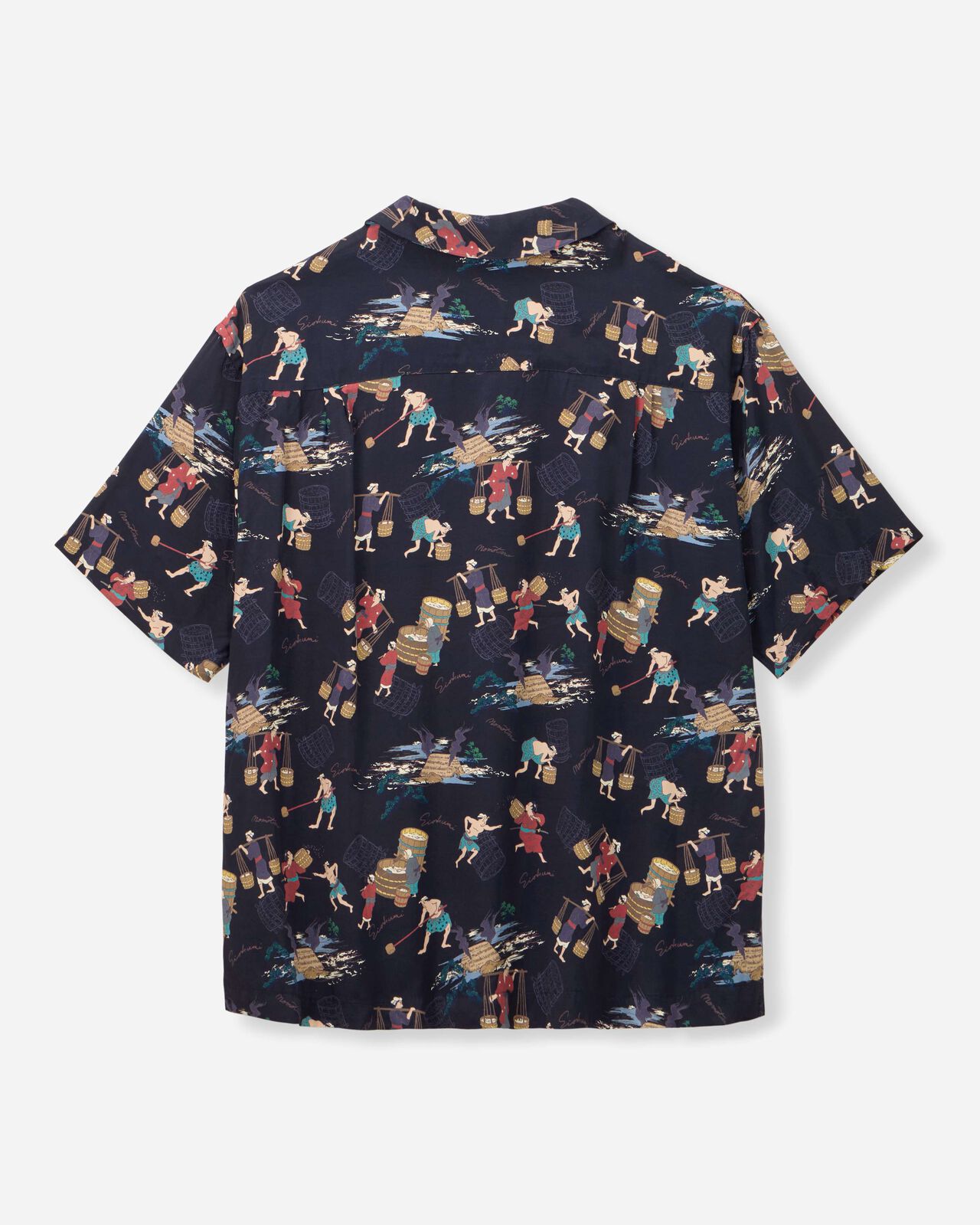 [Late Feb Release] RAYON S/S  SHIRT,BLK, large image number 6