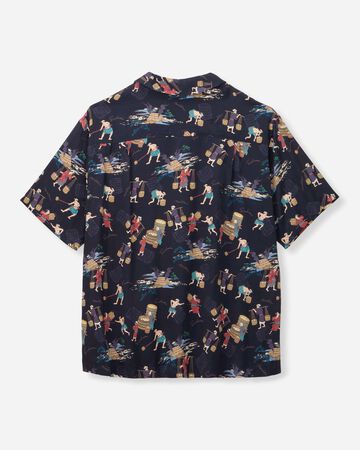 [Late Feb Release] RAYON S/S  SHIRT,BLK, large image number 6