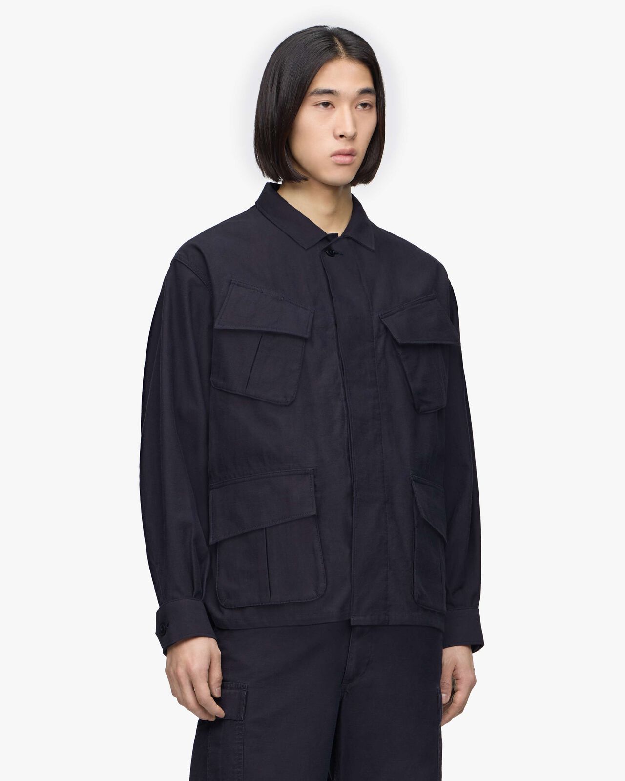 FATIGUE JACKET,NAVY, large image number 1