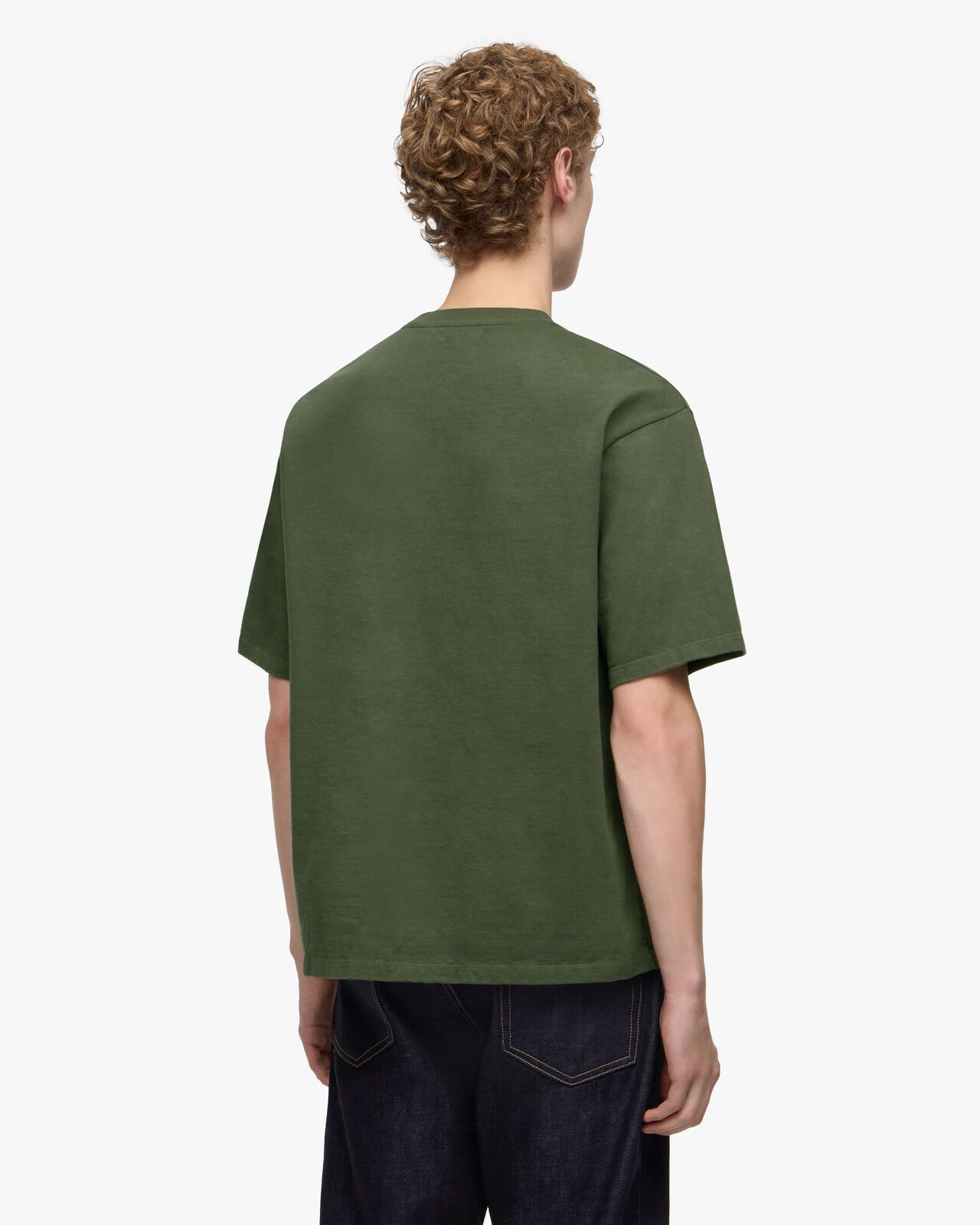 ZIMBABWE COTTON SS TEE-PRODUCT DYE(BODY),NAVY, large image number 1