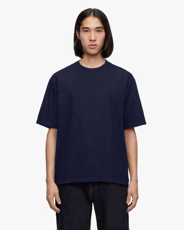 INDIGO YARN DYED TEE - TOKUNO BLUE,Indigo, large image number 0