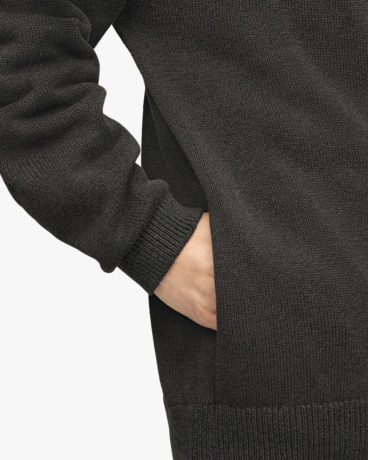 KNIT C/D - WASHI PAPER,BLK, large image number 5