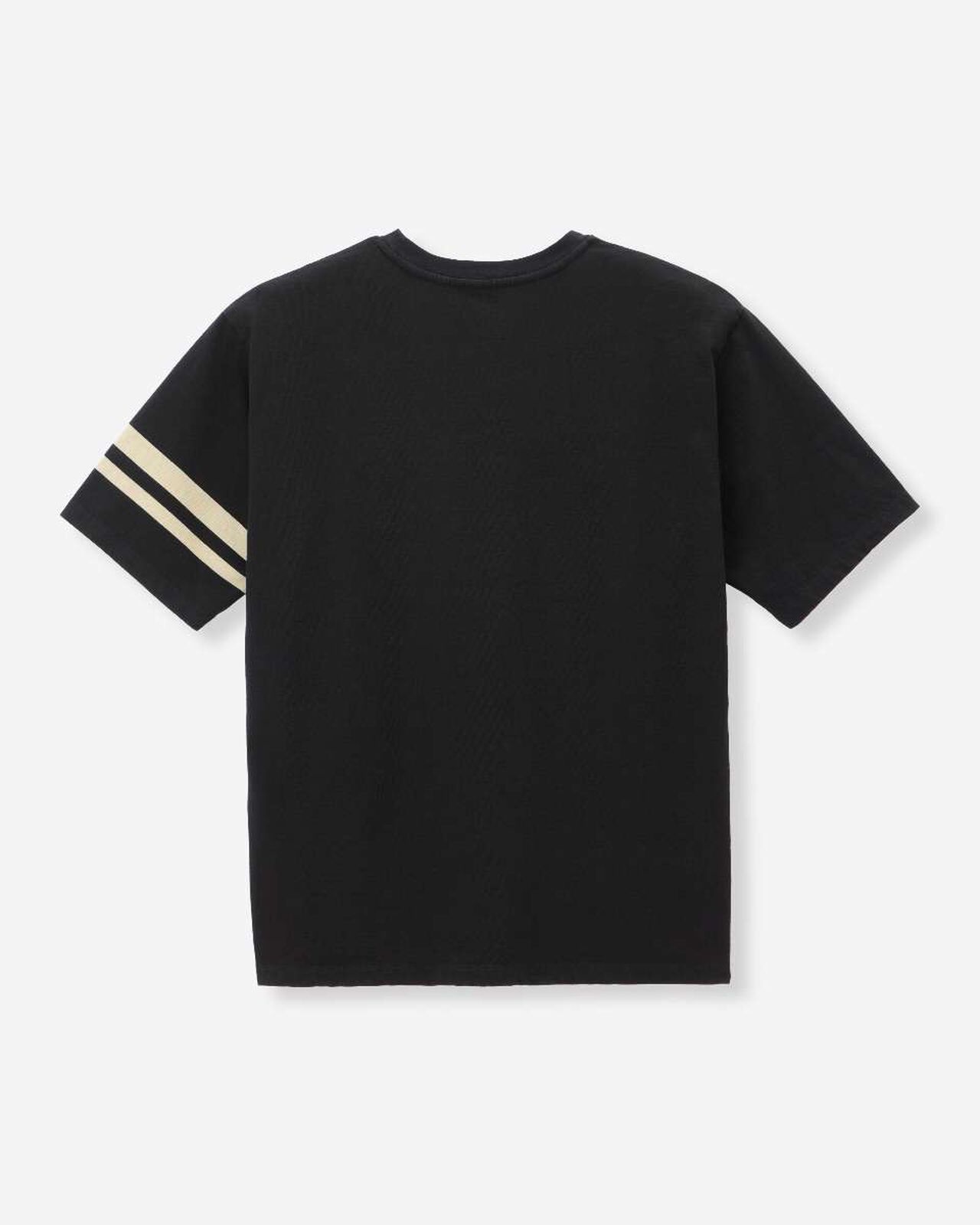 HEAVY OUNCE S/S TEE -DISCHARGE PRINT,BLK, large image number 6