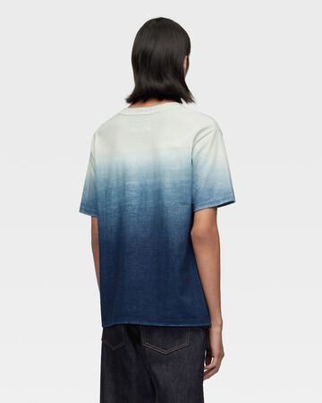 SOFT HEAVY OUNCE S/S TEE - NATURAL INDIGO GRADATION,Indigo, small image number 2