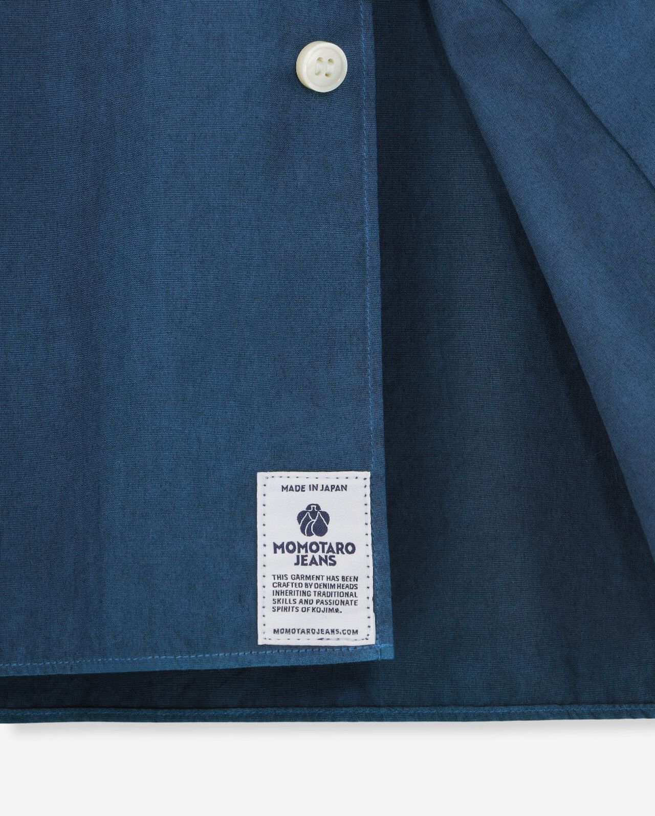 BROAD S/S SHIRT - NATURAL INDIGO,MID, large image number 9