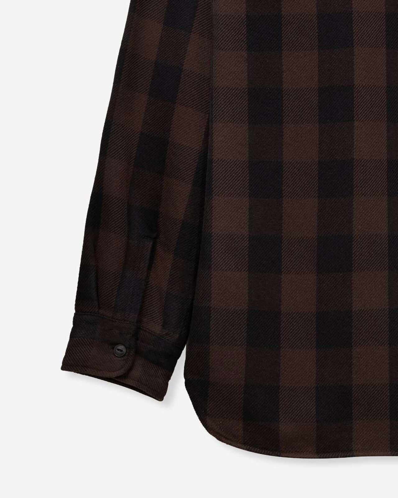 BLOCK CHECK L/S SHIRT,BRN, large image number 8