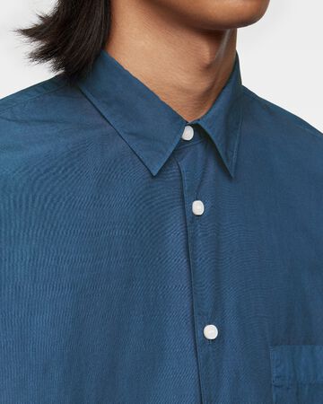 BROAD L/S SHIRT - NATURAL INDIGO,MID, small image number 9