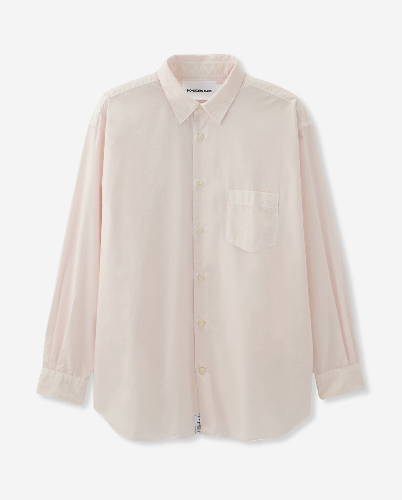 BROAD L/S SHIRT - SAKURA DYED,PIN, large image number 5