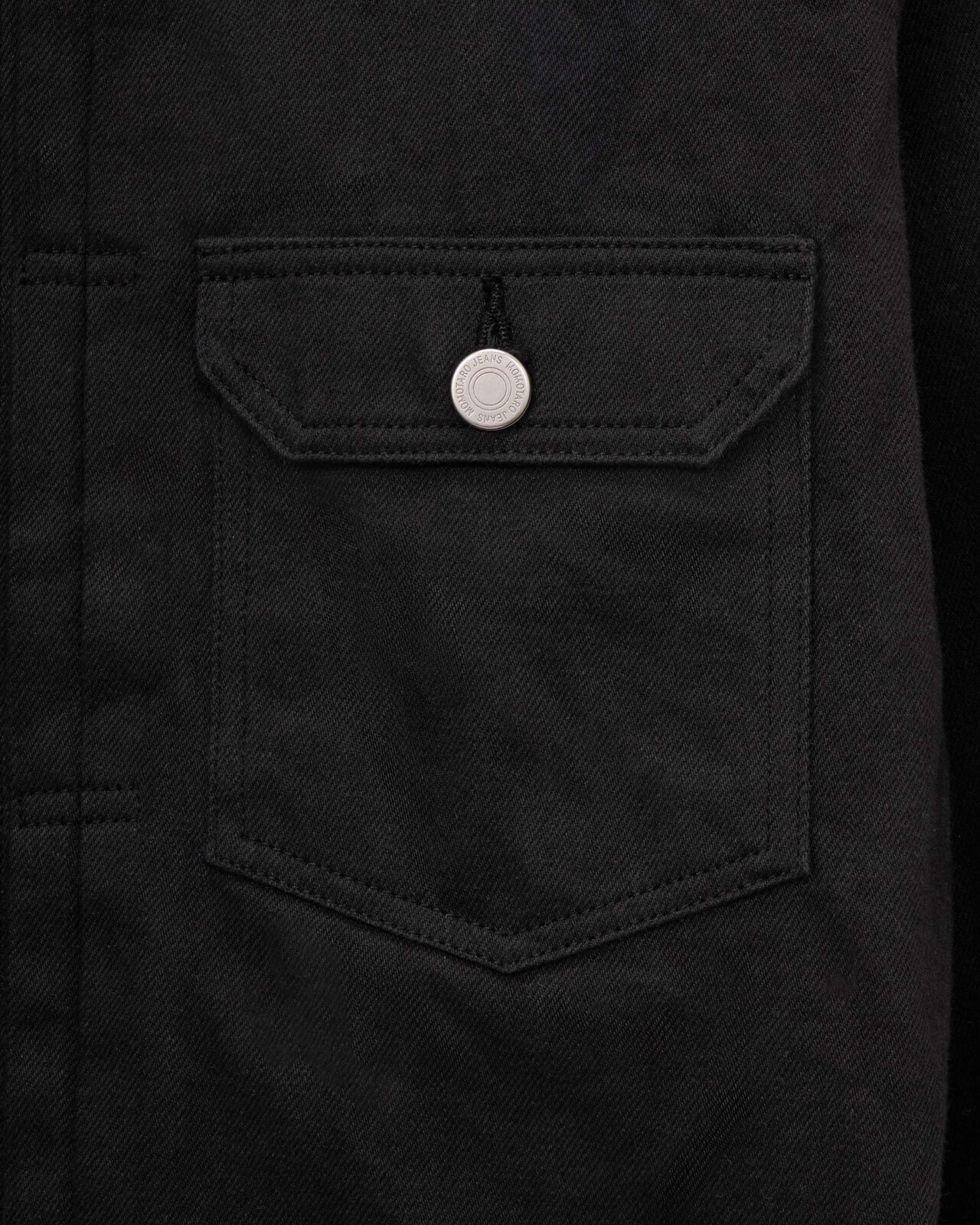 #001 DENIM JACKET - KYOTOMONTSUKI DYED,Noir, large image number 8