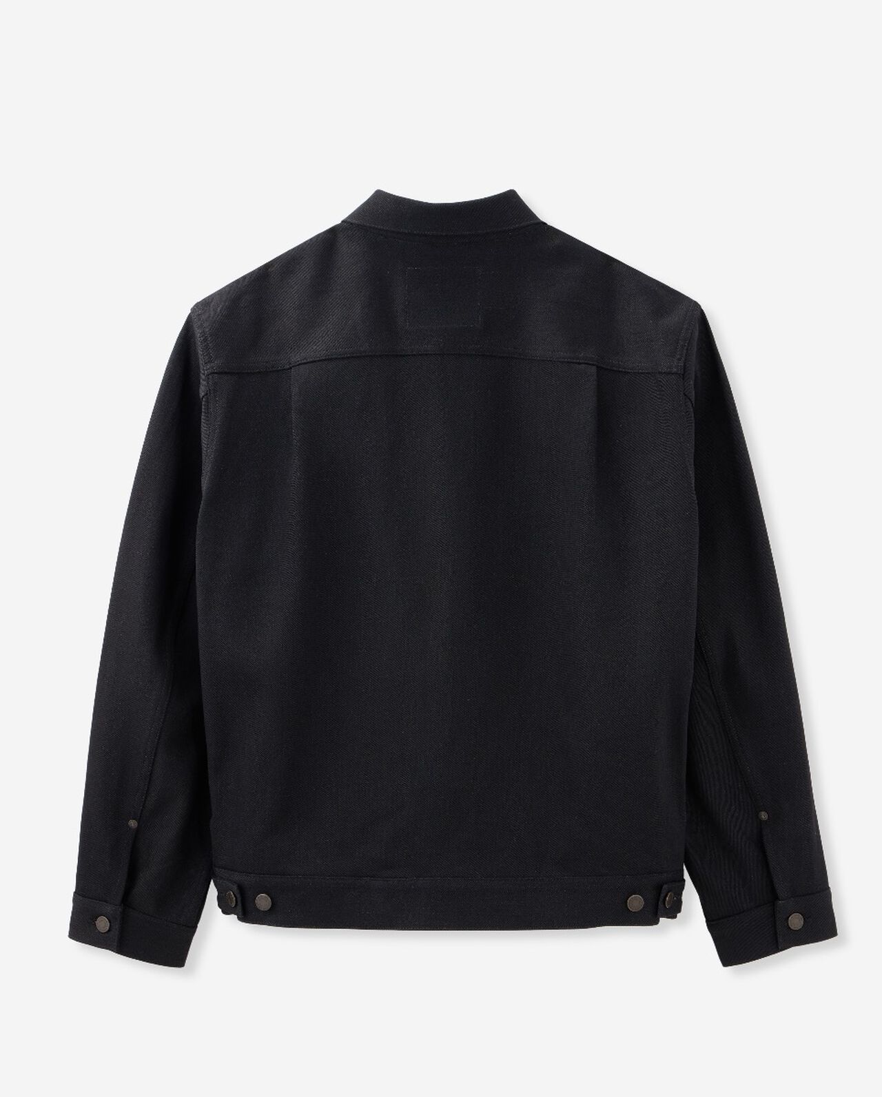 #002 STANDARD DENIM JACKET 14.7oz,Schwarz, large image number 7