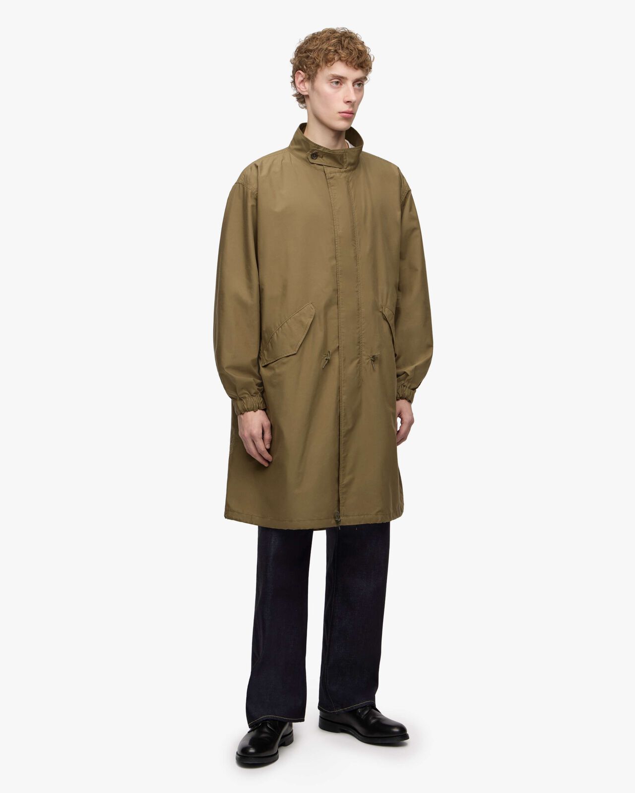 [Mid Feb Release] COTTON SILK MODS COAT,KHAKI, large image number 3