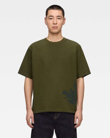 HEAVY OUNCE S/S TEE -MOMOTARO,Vert olive, small image number 10