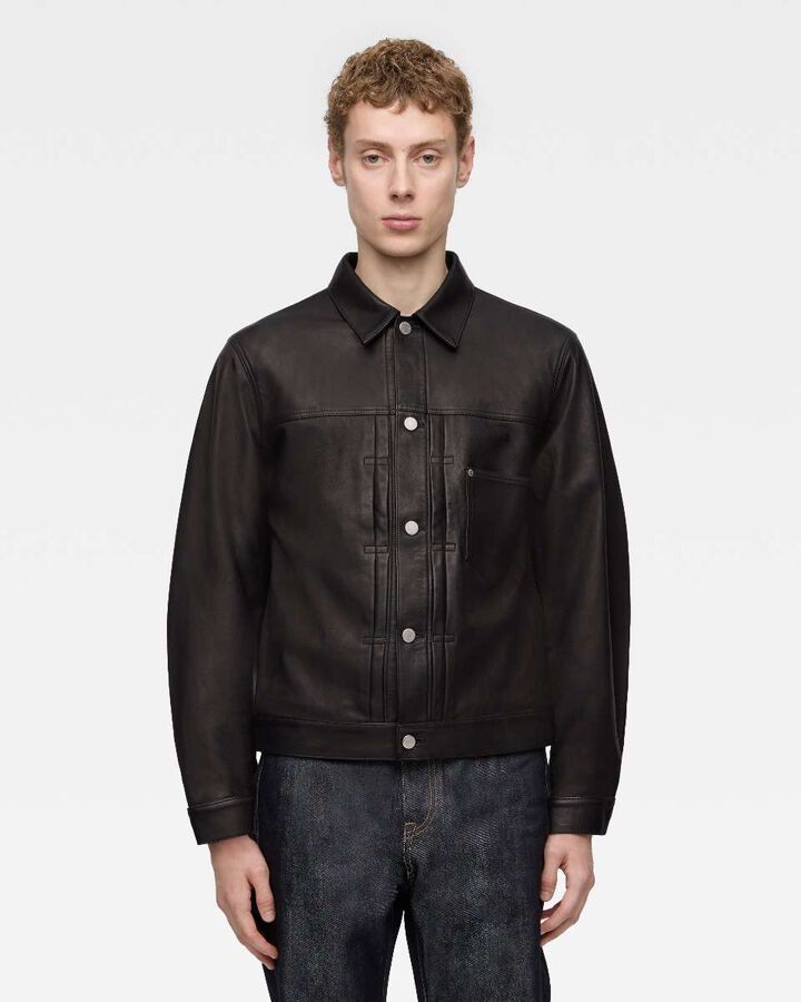 LEATHER JACKET,, medium
