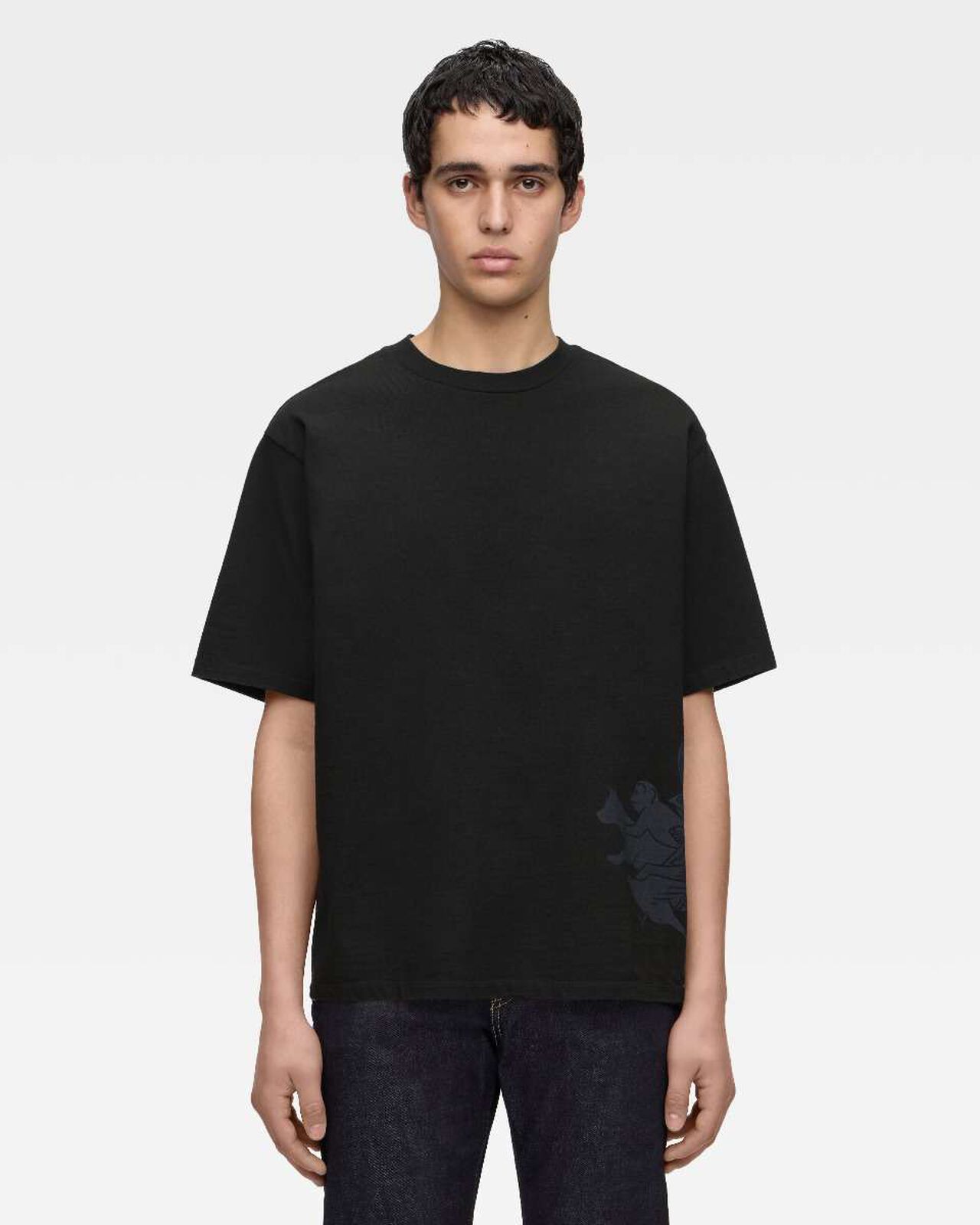 HEAVY OUNCE S/S TEE -MOMOTARO,Vert olive, large image number 0