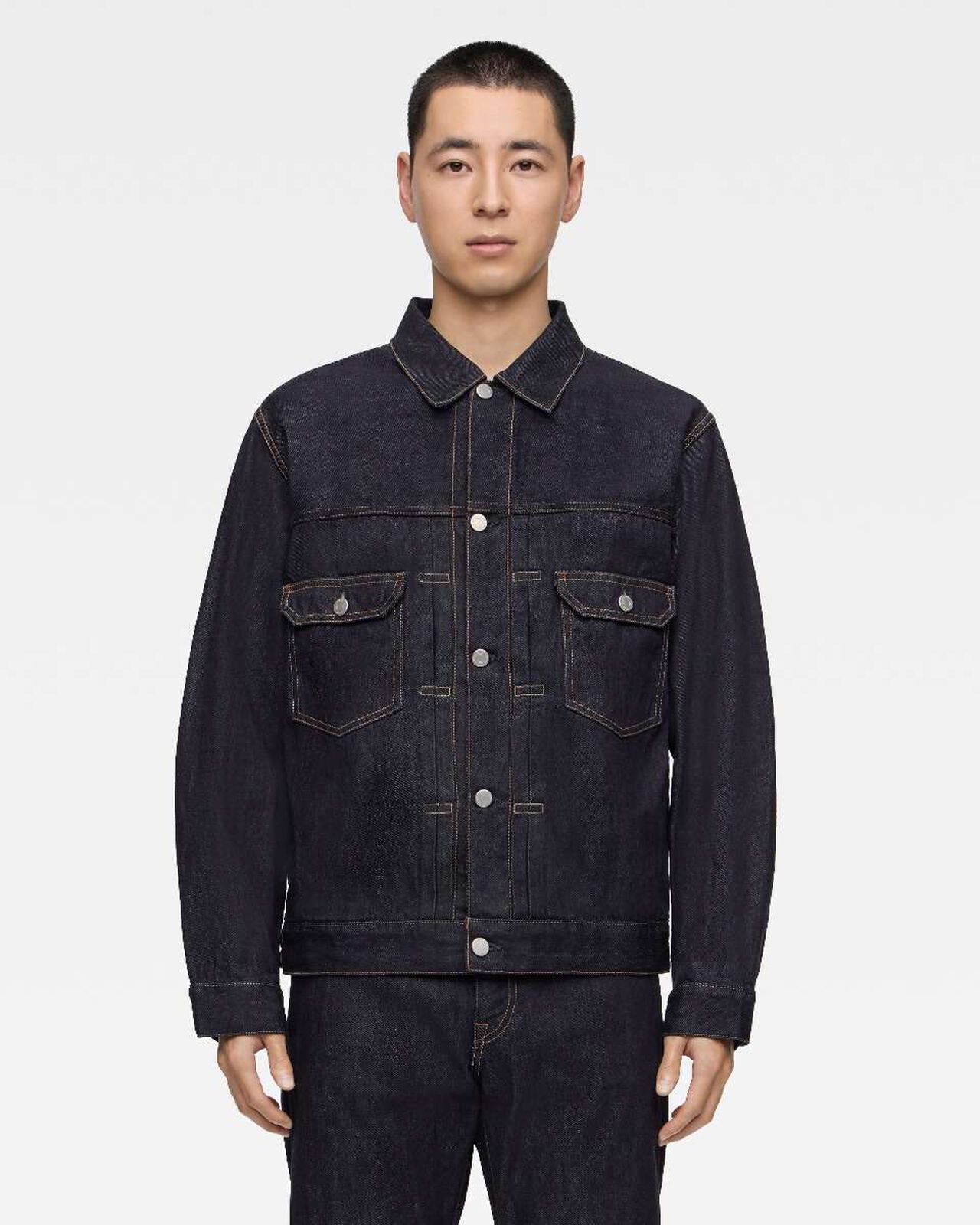 #002 DENIM JACKET - 11oz,Indigo, large image number 0