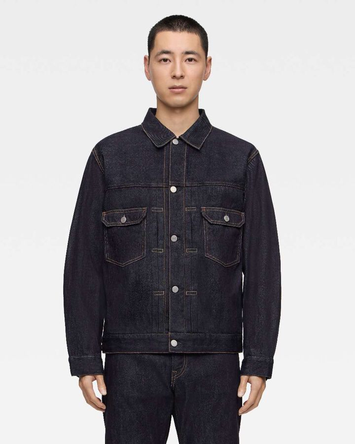 #002 DENIM JACKET - 11oz,, medium