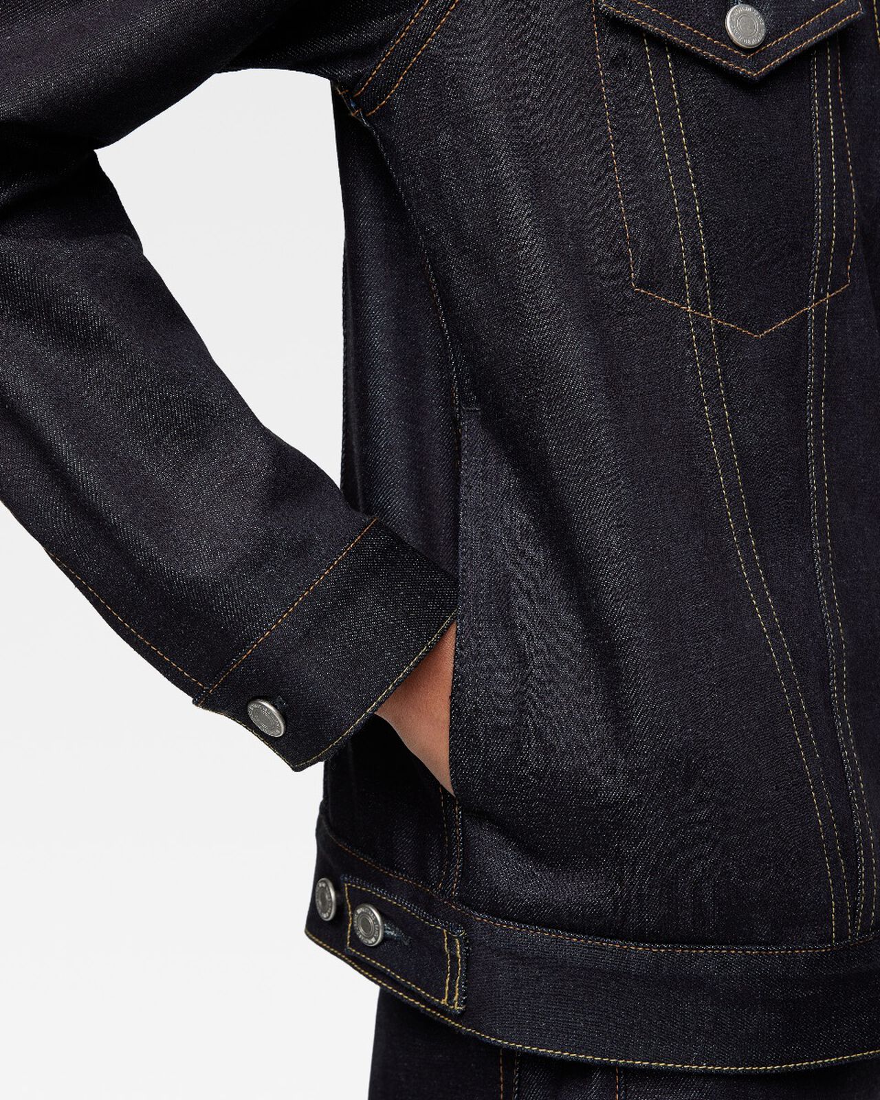 #003 STANDARD DENIM JACKET 14.7oz,Indigo, large image number 7