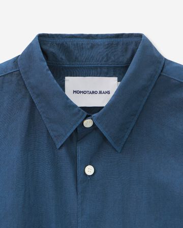 BROAD L/S SHIRT - NATURAL INDIGO,MID, small image number 15