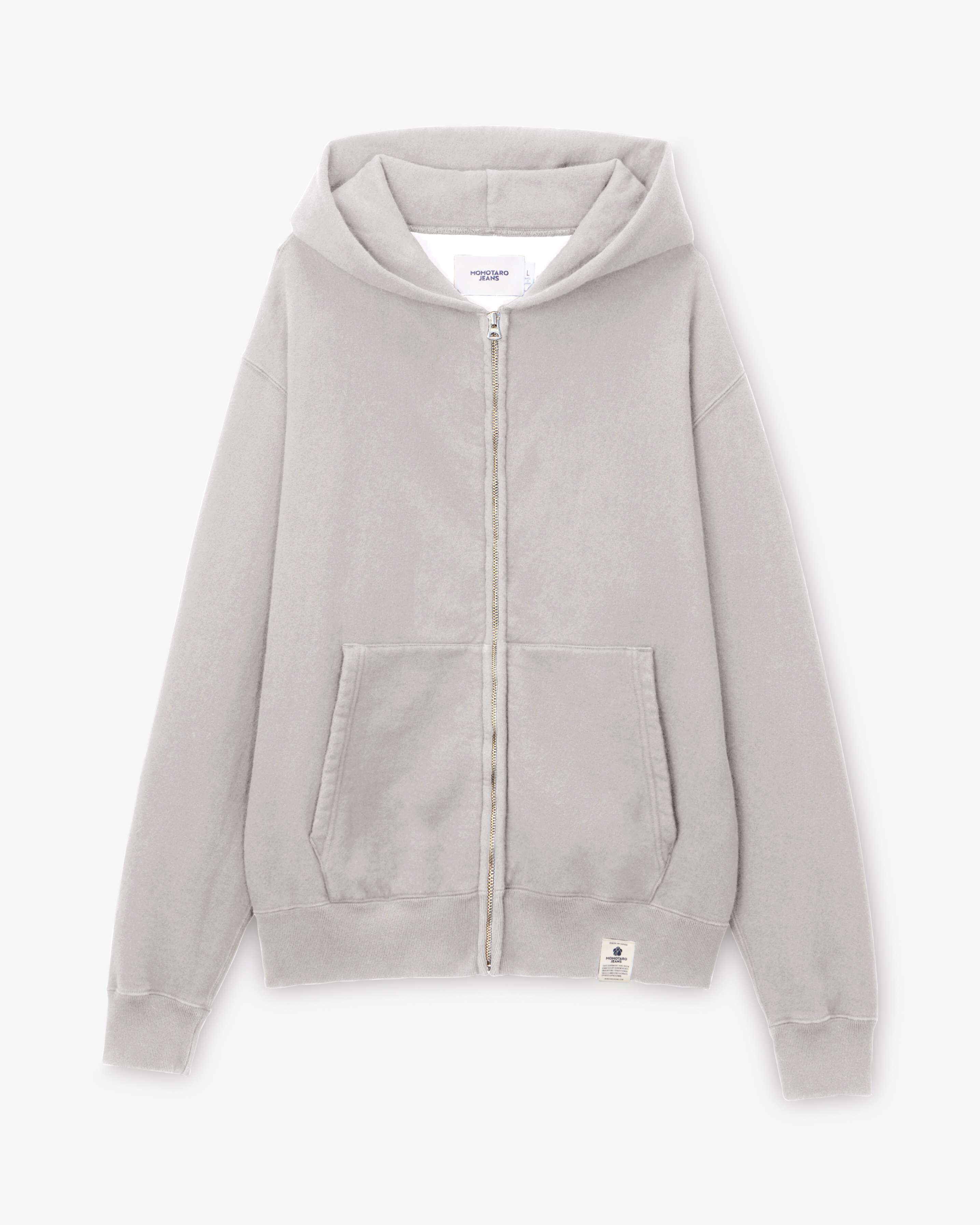 【LOOPWHEELER x LOWERCASE】Sweat Parka/グレー LOOPWHEELER（ループウィラー） パーカー 「LOOPWHEELER x LOWERCASE