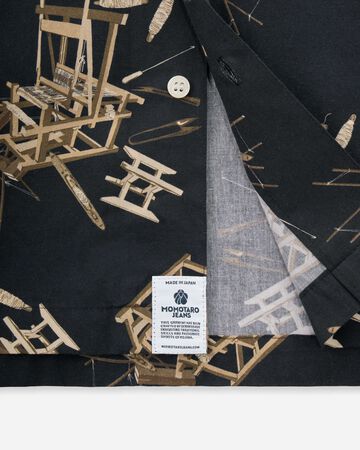 COTTON/RAYON S/S  SHIRT,BRN, large image number 8