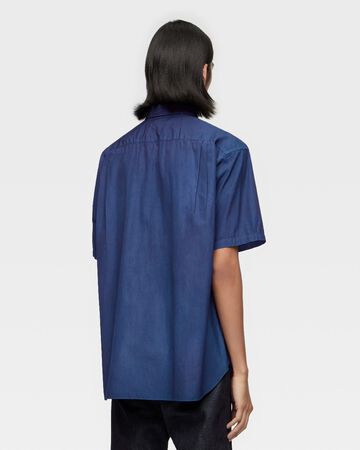 BROAD S/S SHIRT - NATURAL INDIGO,DID, small image number 3