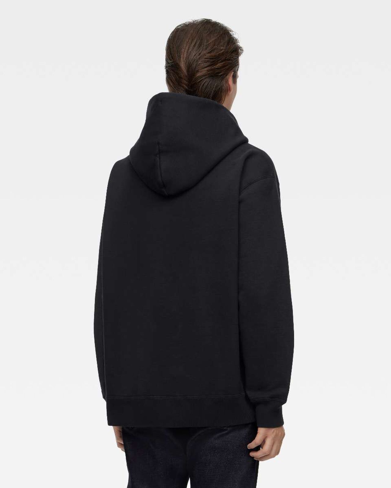 HEAVY TERRY HOODY,NAY, large image number 2