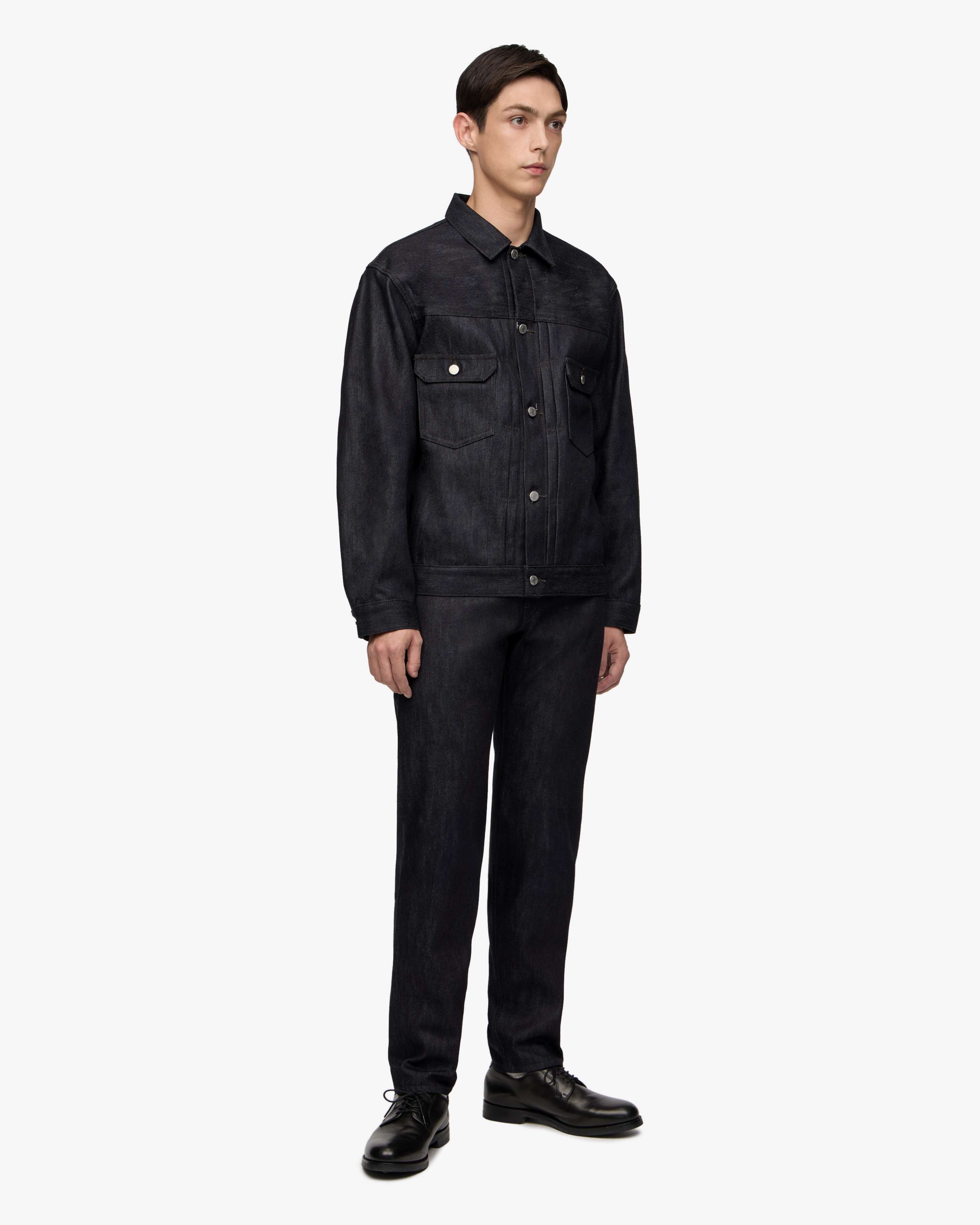 はむ 200 CASHMERE TAPERED 13.7oz ZIPPER FLY